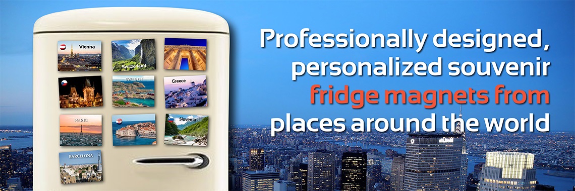 Souvenir refrigerator magnets