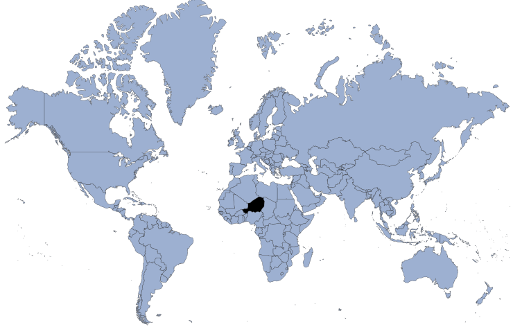 Map of Niger