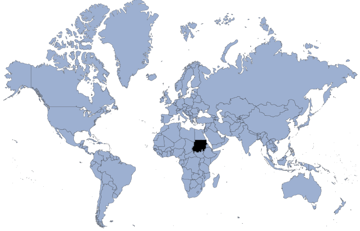 Map of Sudan